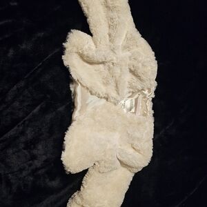 Bonnie Baby Ivory Faux Fur Shrug